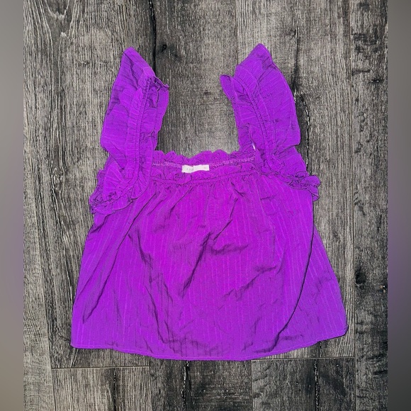 LUSH Ruffle Textured Tank Top - Picture 2 of 5